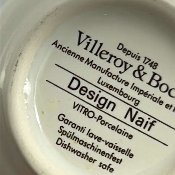 Villeroy & Boch Design Naif Handled Oil Cruet Pitcher Syrup Bottle NO Stopper - Picture 11 of 12